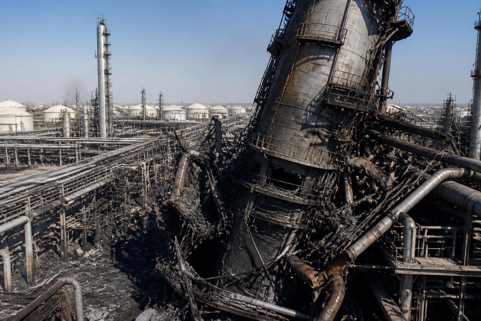 Ukraine strikes giant refinery 1,500 km inside Russia - Bilde 2